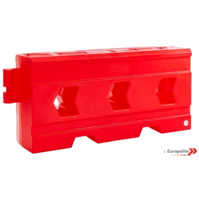 2m Universal TVPB (temporary vertical plastic barrier) - Red